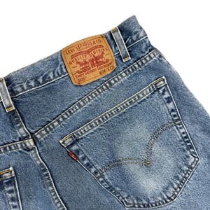Levis‎ 505 Regular Fit Straight Leg Jeans Mens 38x29 Medium Wash Blue Denim